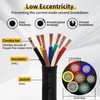 AOHEWEI 7 Core Trailer Cable 10 m Tow Cable 7