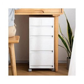 Lumina D Interior Multi-Home Office 4-tier Mobile Desk chest of drawers