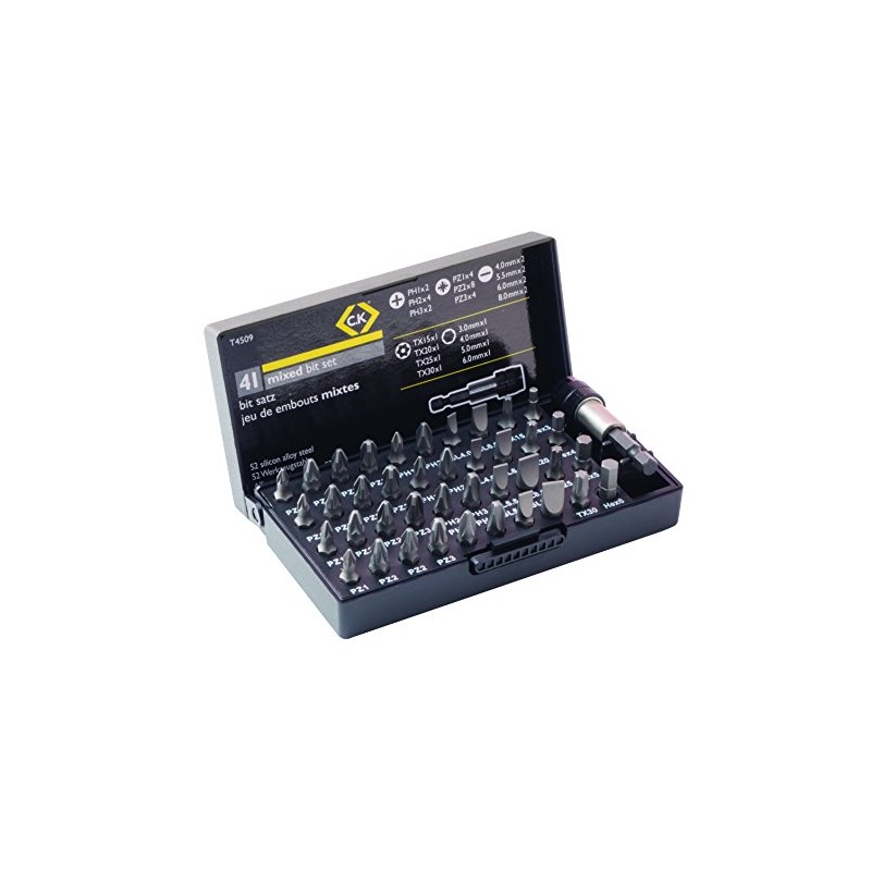 C.K T4509 25 mm Screwdriver Bit Set (41-Piece)