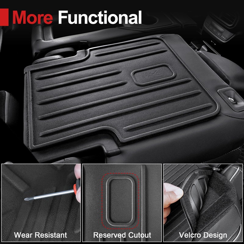 HOUCLEMIC Backrest Mat Compatible with 2023-2025 2026 Honda Pilot Accessories,