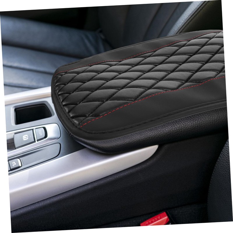 ABOOFAN Car Center Armrest Cover PU Leather Slip Pad Easy