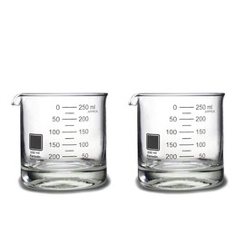 Periodic Tableware Laboratory Beaker Rocks Glasses (Set of 2)