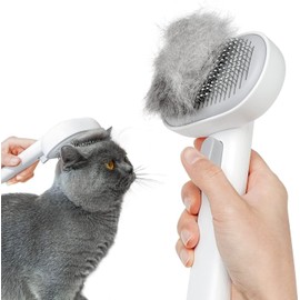 Aumuca Cat Brush for Shedding, Cat Brushes for Indoor Cats, Cat Brush for Long or Short