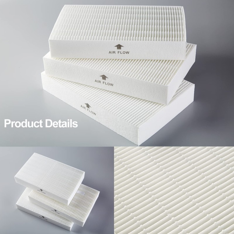 Smilyan 6 Pack Hpa300 HEPA Replacement Filter R for Honeywell