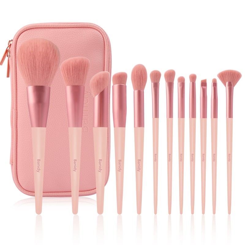 Banidy Juego de Brochas de Maquillaje Con Bolsa y Estuche