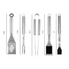 Jim Beam 5 Piece Stainless Steel Grilling Tool Set -