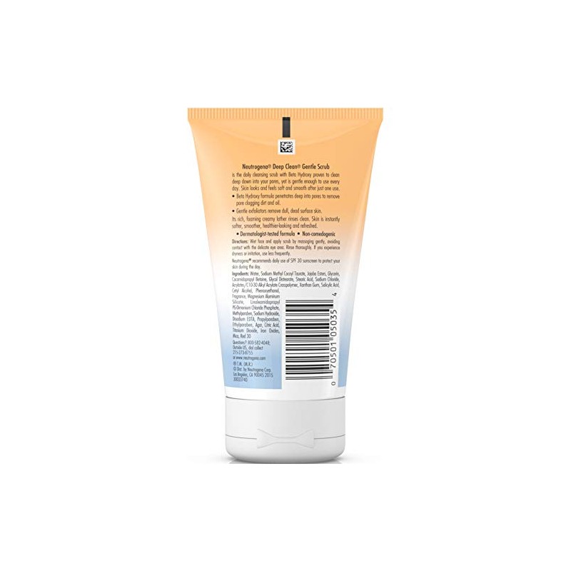 Neutrogena - Oil Free Deep Clean Gentle Scrub (4.2 oz.)