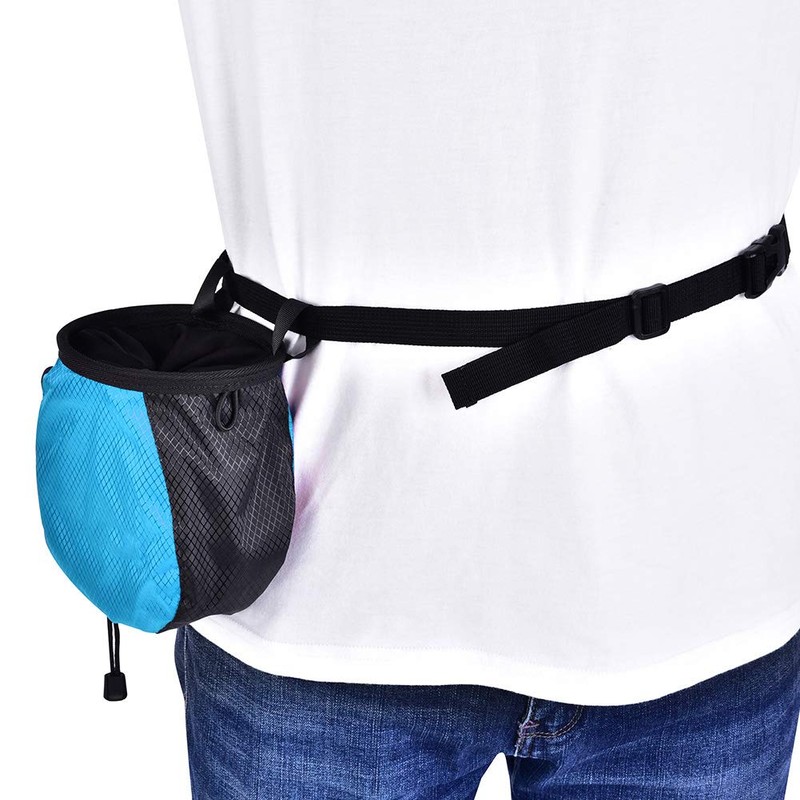 Climber Chalk Bag, Powder Bag Dirt-Proof Ployester Rock Climbing Bag,
