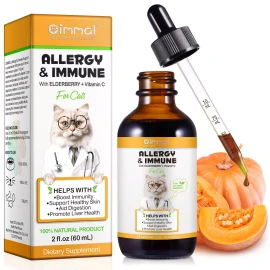 Oimmal Allergy Relief for Cats | Helps to Naturally Support Allergy & Itch Relief for C