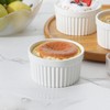 MALACASA Ramekins 8 oz Oven Safe, Porcelain Creme Brulee Ramekins