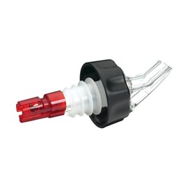 BarCraft KCBCSHOT 25ml Spirit Measure and Bottle Pourer, Black, 9.5 x 3.5 cm