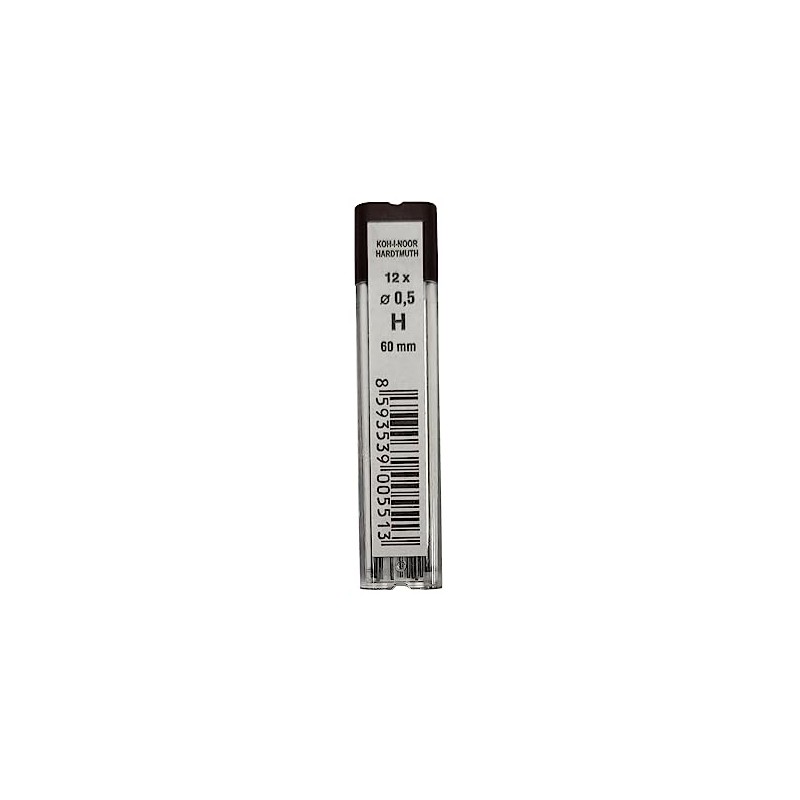 KOH-I-NOOR Fine Graphite Leads for 0.5mm Diameter 60mm H Mechanical