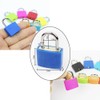 Suitcase Locks with Keys, 4 PCS Colourful Luggage Padlocks Small