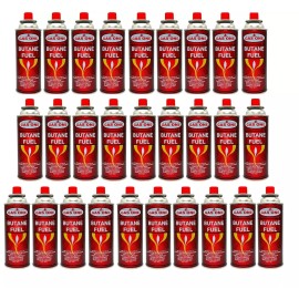 GASONE Butane Fuel Canister Cartridge with Safety Release Device 8 oz. 28-Pack