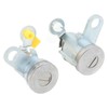 Pair of Front Door Lock Cylinder Set 6905135070 Aluminum Alloy