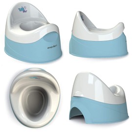 BABYLON Duet Children's Potty, Children's Toilets with Removable Bowl, Children's Toilet, Night Pot for Children/Toilet Seat Pot, Boys/Girls Children's Potty from 1 Year, Baby Accessories, Blue