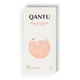 Qantu Dreams of Cashmere Goat Milk Chocolate Bar, 50 GR