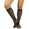 tobeinstyle Sheer de la mujer fishnet rodilla alta calcetines con