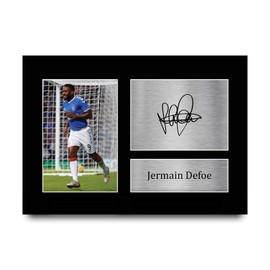 HWC Trading A4 Jermain Defoe Rangers Gifts Printed Autograph For Fans And Fans - A4