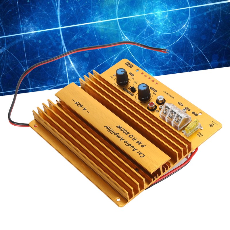 Car Amplifier Board 800W High Power Aluminum Alloy Powerful Bass