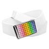Build A Belt 1.25" Wide Rainbow Rhinestone Flip Top Belt