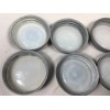antique zinc lids milk glass lined Boyds atlas or ball