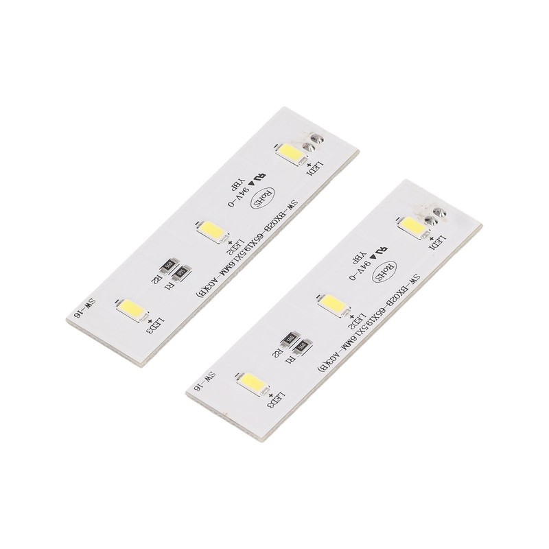 2Pcs Refrigerator LED Light Strip Bar Replacement Freezer Refrigerator Light