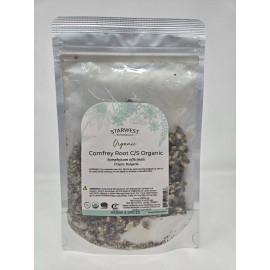 Starwest Botanicals Organic Comfrey Root Cut & Sifted, 4 Ounces