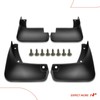 A-Premium Juego de 4 protectores contra salpicaduras compatibles con Elantra