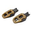 1 Pair Motorcycle Footpeg Left Right Anti Slip Universal Aluminum