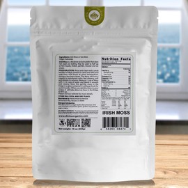 Fresh Whole Leaf Irish Moss - Raw - 16 oz