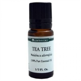 LorAnn Tea Tree Oil (100% Pure Food Grade), 1/3 ounce Dropper Bottle