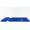 Eziglide Ballpoint Blue Pens, Pack of 50 Ballpoint Pens, Smooth