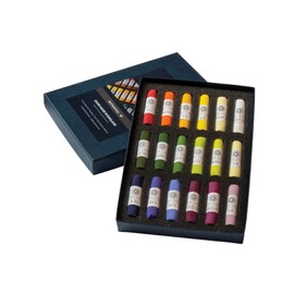 Unison Handmade Pastel Set - Botanical Colors, Set of 18, Full Stick