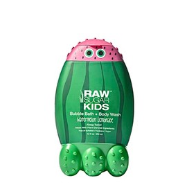 RAW SUGAR Kids' 2-in-1 Bubble Bath + Body Wash | Watermelon Lemonade | 12 oz