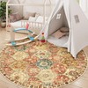Lahome Moroccan Trellis Round Rugs 5ft, Round Rugs Soft Non-Slip