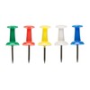 Idena 90375 Push Pins Pack of 1000 with Colourful Plastic
