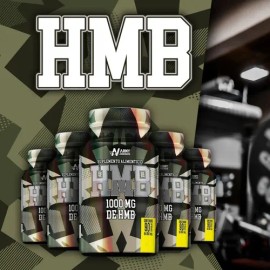 Hmb Army Nutrition Aumenta Masa Muscular 1000mg 90 Caps