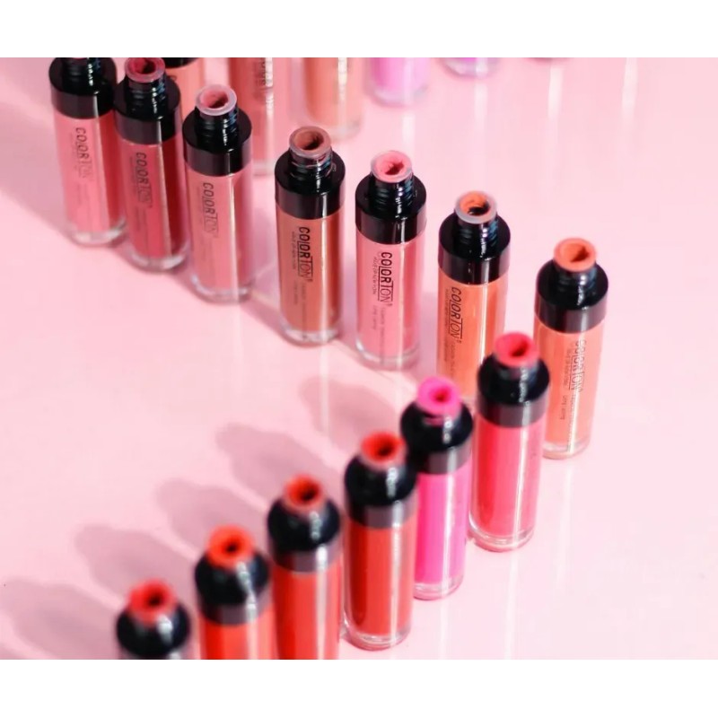 Kit De 10 Labiales Liquidos Colorton Indeleble Gloss Matte