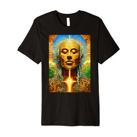 Ayahuasca - Enlightened Journey via Divine Cosmic Rebirth Premium T-Shirt