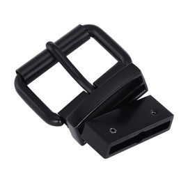 DJCAIZYY 1 3/8" (35 mm) Black Belt Buckle Reversible Replacement Belt Buckle