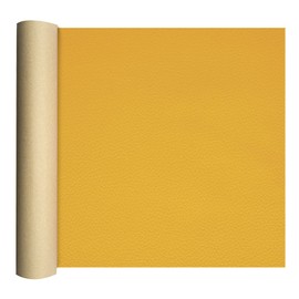 Oversized Leather Repair Tape, Adhesive Repair for Leather,17.7 x 78.8inches, for Sofas, car Seats, Furniture, Bags, Jackets, Armchair Tear Repair Patches (Yellow)