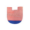 Lexi Home Patriotic Toilet Seat Cover & Rug Bathroom Accessory