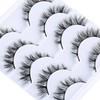 3D False Eyelashes D Curl Strip Lashes Wispy Lashes Fluffy