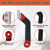Grout Removal Tool Set, Heavy Duty Grout Saw with Replaceable