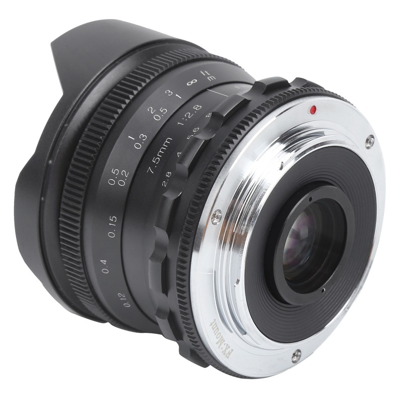 7.5mm F2.8 FX Mount Ultra Wide Angle Fisheye Scenery Lens