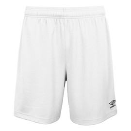 Umbro - Pantalón Corto de Campo para niños, Blanco, Talla S, Blanco, Small
