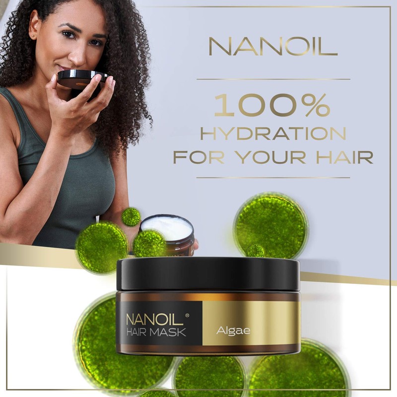 Nanoil Hair Mask with Algae - Hair Mask 300 ml