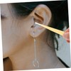 Gatuida 2pcs Ear Spoon Removal Tool Safe Cleaning Sticks for