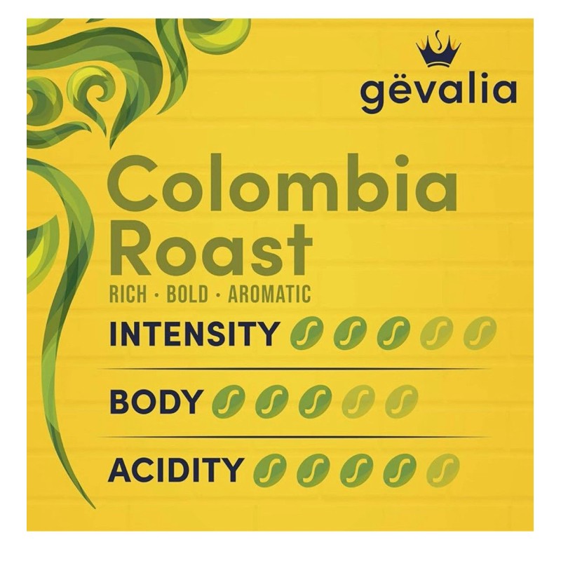Gevalia (2 pack) Gevalia Medium Roast Columbia Arabica Ground Coffee,
